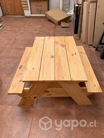 Mesa de picnic niños