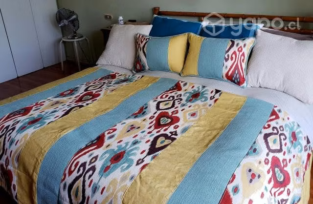 EXCLUSIVA Piecera + 2 cojines algodón