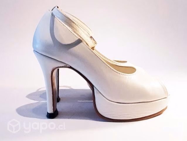Zapato para Novia Taco alto - Imagen 2
