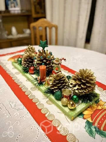 Centro de mesa navideño