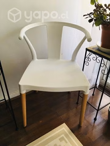 Silla blanca Casa&Ideas - Imagen 1