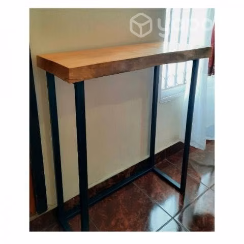 Mesa de arrimo rauli/perchero roble