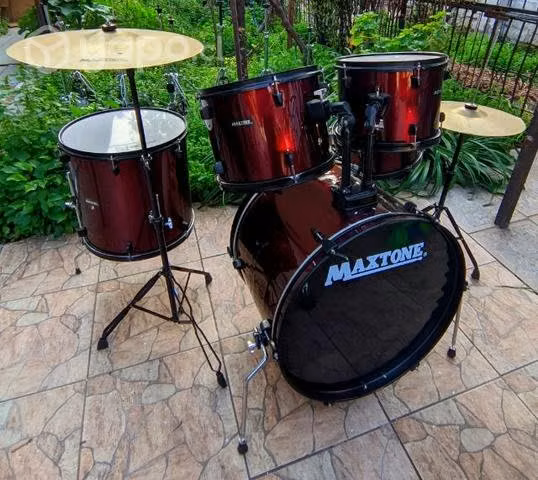 Batería Acústica completa Tamaño adulto Maxtone
