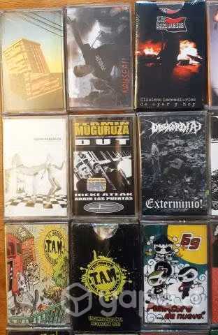 Cassettes Punk Hardcore Metal Crust