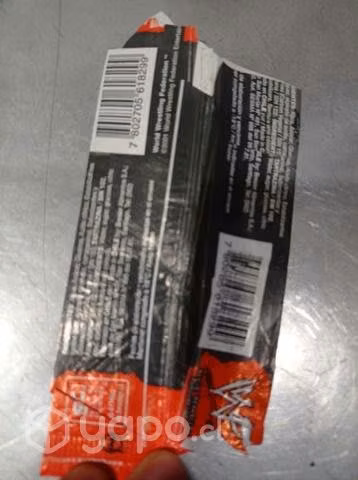Envases de productos de la wwe