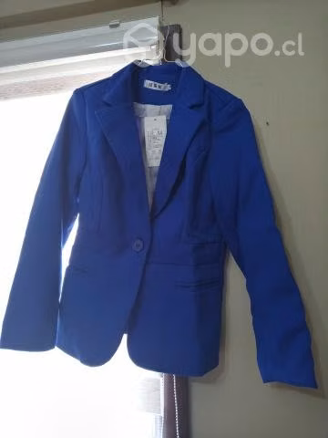Blazer azul talla S - Imagen 2