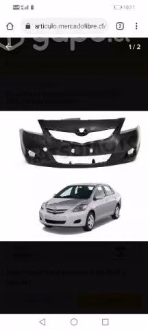 Parachoque toyota yaris  2006 - Imagen 2