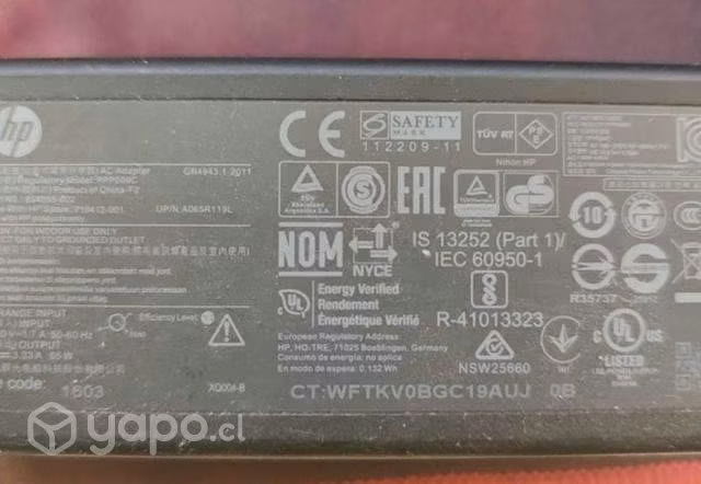 Cargador HP