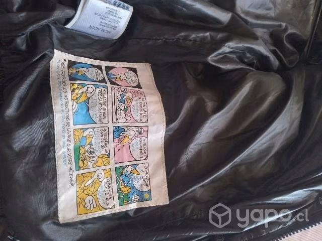 Parka puff negra