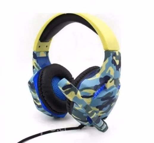Audifonos Gamer KOMC Led Militar