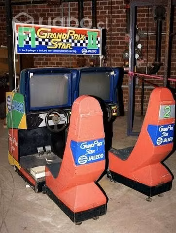Maquina retro formula 1 grand prix star jaleco