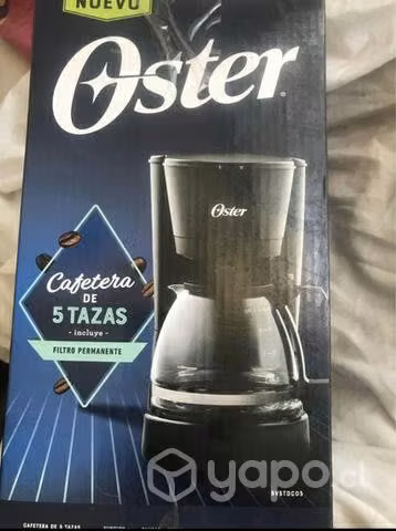 Cafetera Oster 5 tazas filtro permanente