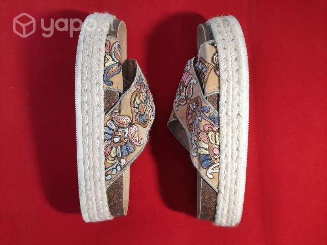Sandalia 38. Plataforma cañamo 5 cm. - Imagen 2