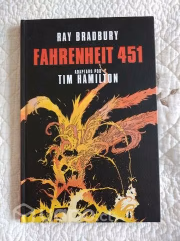 Novela gráfica tapa dura Farenheit 451