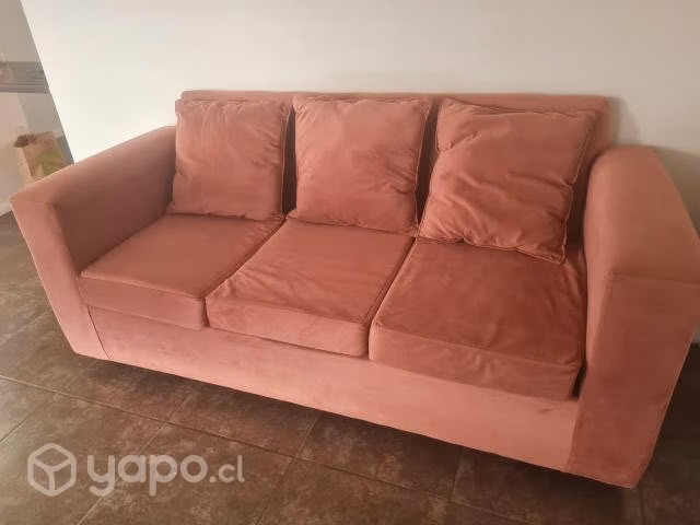 Sillón 3 cuerpos rosa - Imagen 2