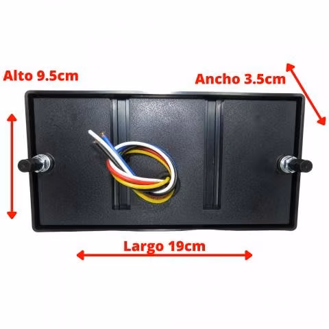 Foco Trasero Led 12v Carro Arrastre Cable 5 Mts