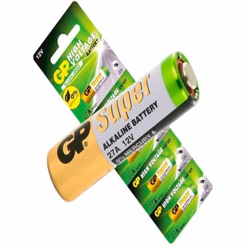 Pila 27a alcaina 12v, 5 unidades, gp. mn27, l828,