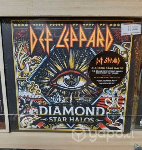 VENDIDO Def Leppard Diamond Star Halos cd