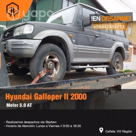 Bomba embrague hyundai galloper II 2000