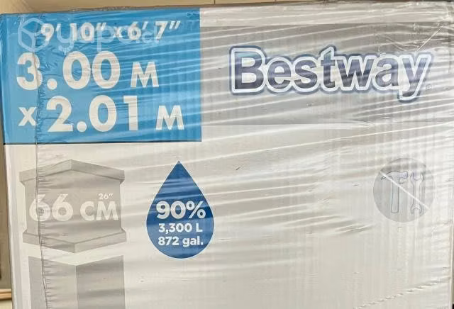 Piscina - bestway steel pro - rectangular - nueva