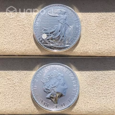 Onzas de plata Reina Isabel II