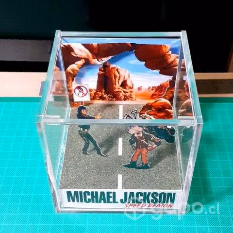 Cubo diorama michael jackson