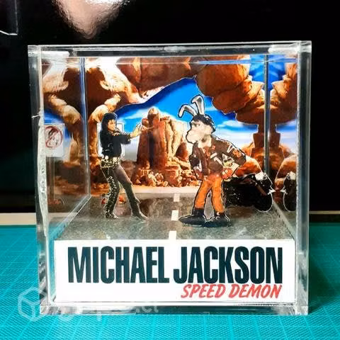 Cubo diorama michael jackson