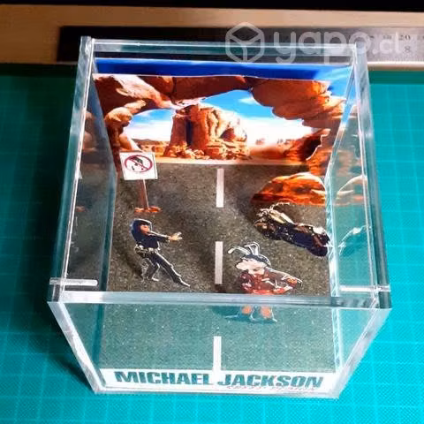 Cubo diorama michael jackson