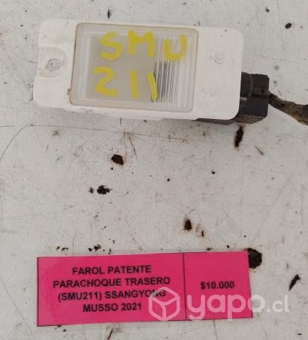 Farol Patente Parachoque Trasero (SMU211) Ssangyon
