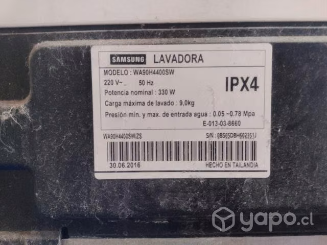 Lavadora Samsung