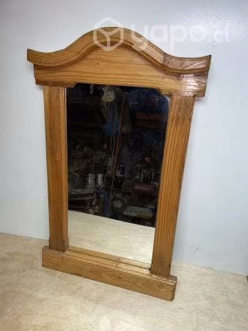 Pisos, bandejas y espejos con madera nativas