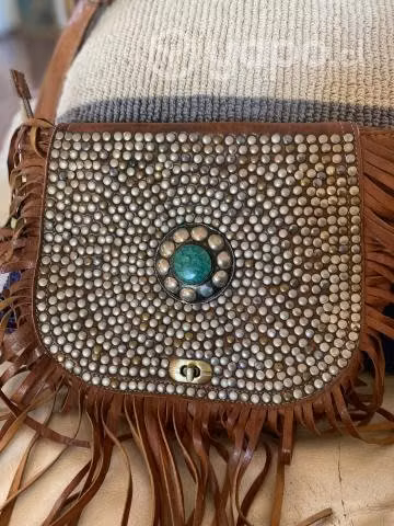 Cartera de cuero traída de marruecos - Imagen 6