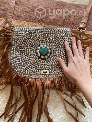 Cartera de cuero traída de marruecos - Imagen 2
