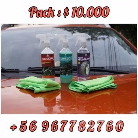 Kit de limpieza para autos lavado en seco