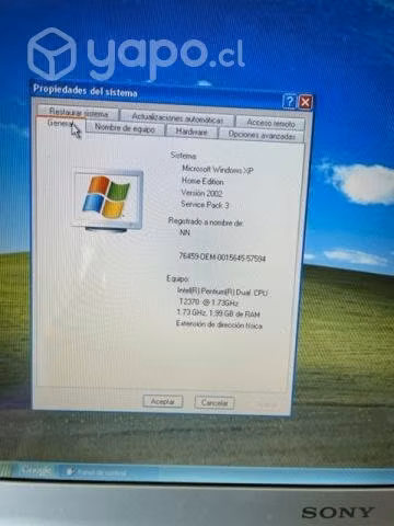 Notebook Sony VAIO Modelo PCG 7113L - Imagen 6