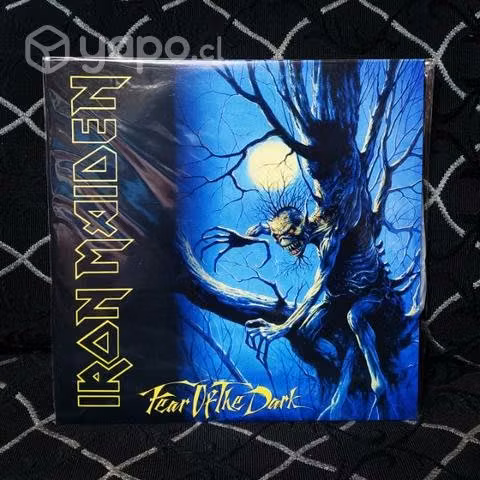 Vinilo iron maiden / fear of the dark 2lp+libro