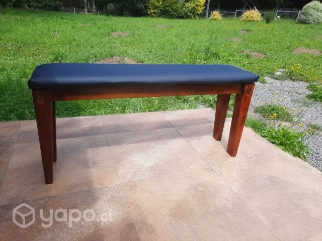 Asiento tipo banquillo