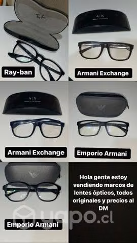 Marcos de lentes ópticos