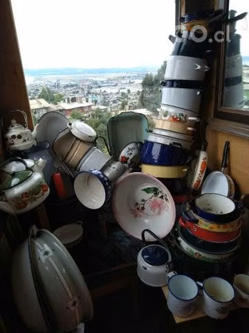 Antigüedades muchos Enlozados de coleccion retro