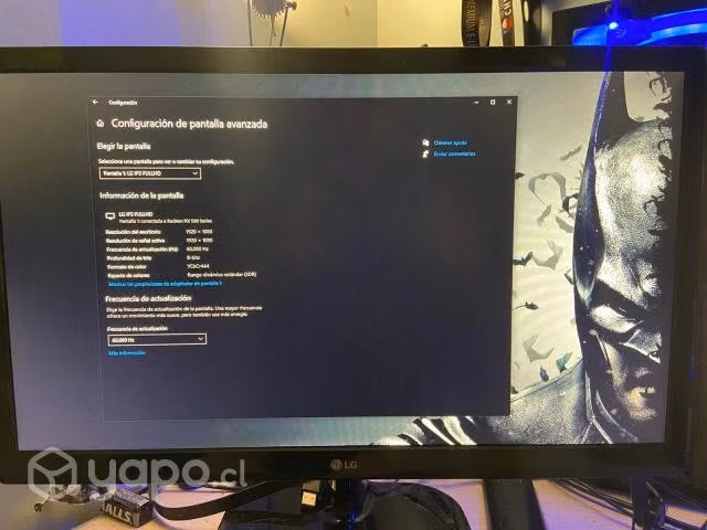 Monitor lg ips full hd 22"