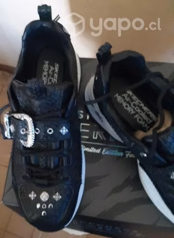 zapatilla cuero skechers - Imagen 3