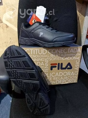 Zapatilla Fila Negras Colegio 36 al 41 - Imagen 2