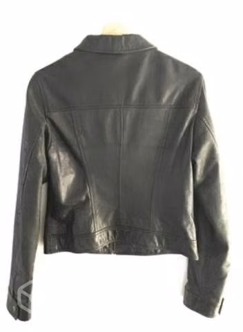 Chaqueta de cuero legitimo Bershka - Imagen 3