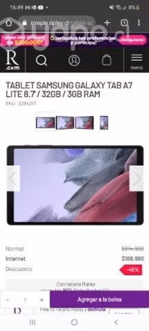 Venta tablet