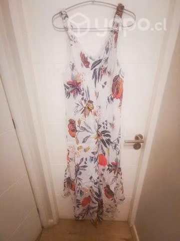 Vestido nuevo de lino flores Franca Fortuna