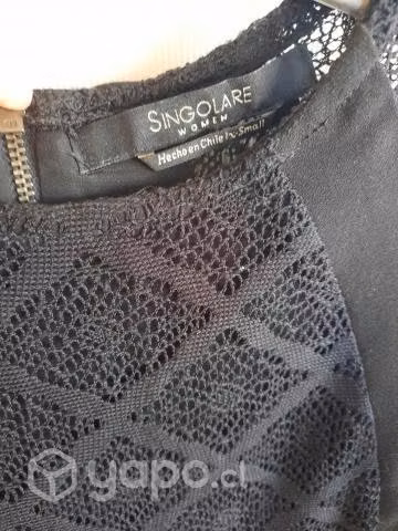Vestido Encaje Singolare negro - Imagen 3