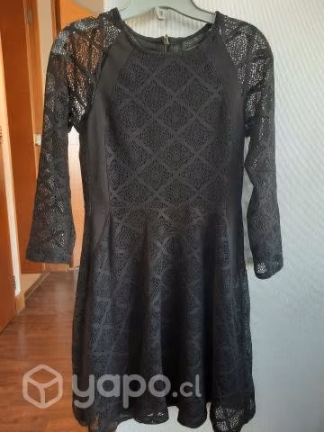 Vestido Encaje Singolare negro - Imagen 2