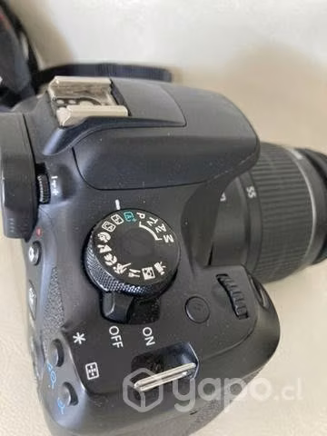 Canon t6 impecable + Lente 18-55mm + SD 64GB