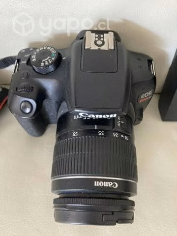Canon t6 impecable + Lente 18-55mm + SD 64GB