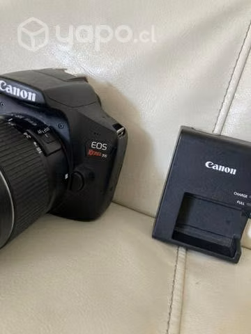 Canon t6 impecable + Lente 18-55mm + SD 64GB